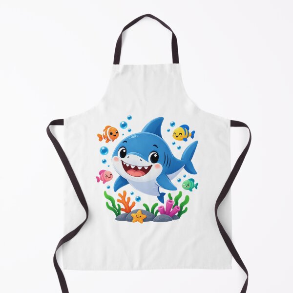 Item preview, Cute Happy Shark and Ocean Friends designed and sold by MySthore.