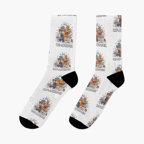 Item preview, Catastrophic — Cute Illustrated Cat Design designed and sold by LoFizzy.
