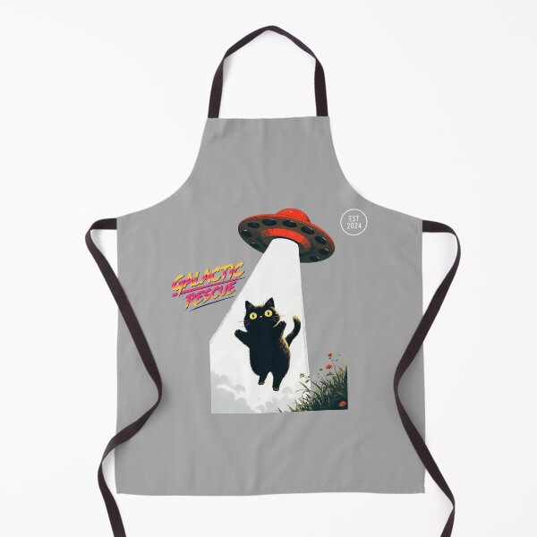 Item preview, Cat UFO Abduction Retro Poster designed and sold by FailedScientis.