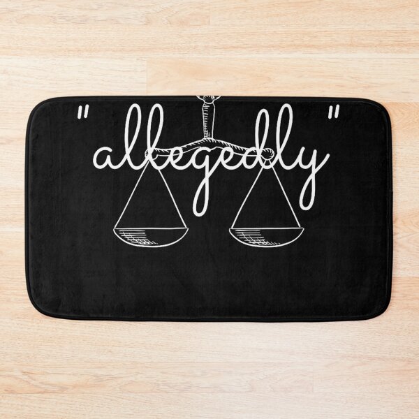 Item preview, Allegedly - Funny Lawyer Attorney Gift designed and sold by YasmineIngram.