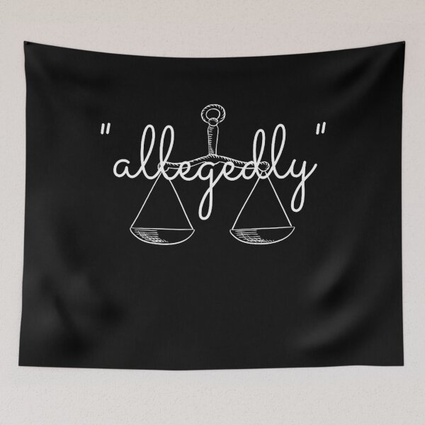 Item preview, Allegedly - Funny Lawyer Attorney Gift designed and sold by YasmineIngram.