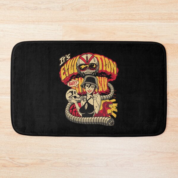 Item preview, It's EVOLUTION BABY  Mushroom Cloud Skull Art designed and sold by CECILBOULAN.