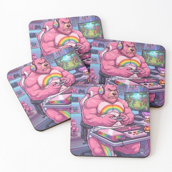 Item preview, Bear Gaymer designed and sold by TheBearthquake.