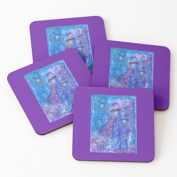 Item preview, three witchy women and their fairies designed and sold by Loumacoriginalart.