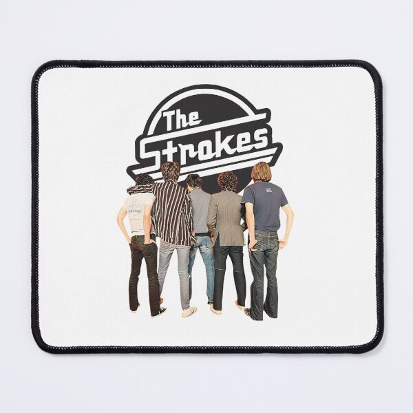 Item preview, The Strokes Back View Retro Band Photo T-Shirt designed and sold by Moonifillst.