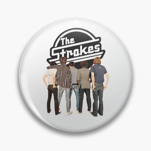 Item preview, The Strokes Back View Retro Band Photo T-Shirt designed and sold by Moonifillst.