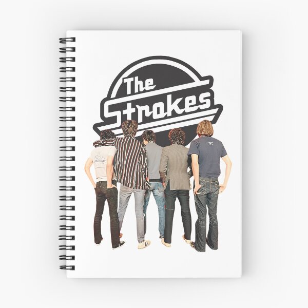 Item preview, The Strokes Back View Retro Band Photo T-Shirt designed and sold by Moonifillst.