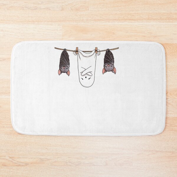 Item preview, Bats Hanging Beside Ghost Funny Halloween Cute Spooky designed and sold by MarlaMaloneShop.