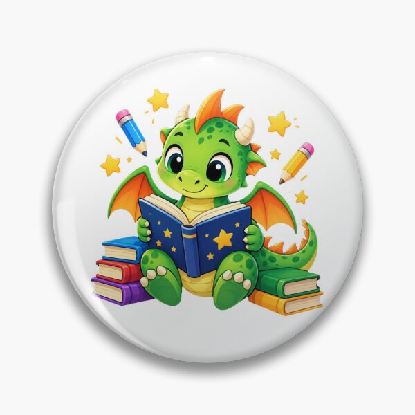 Item preview, Cute Reading Dragon Book Lover Adventure designed and sold by MySthore.