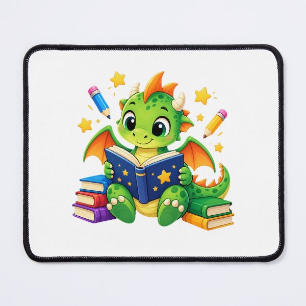 Item preview, Cute Reading Dragon Book Lover Adventure designed and sold by MySthore.