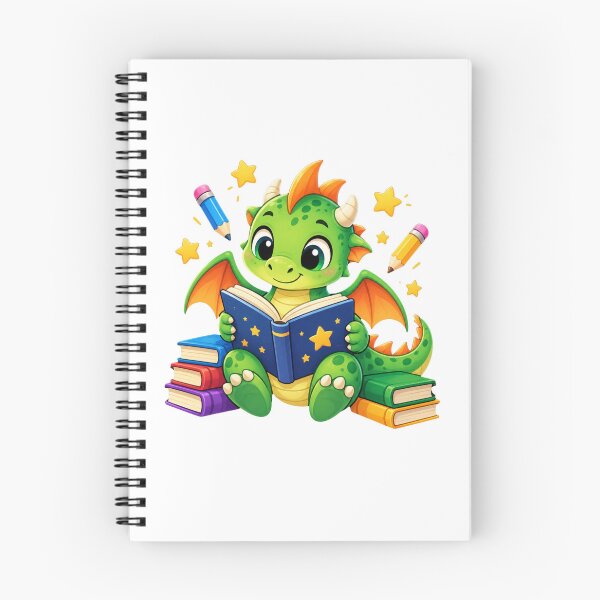 Item preview, Cute Reading Dragon Book Lover Adventure designed and sold by MySthore.