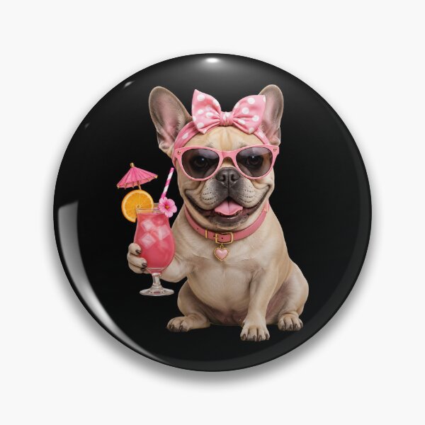 Item preview, French Bulldog Summer Cocktail designed and sold by Loona97.