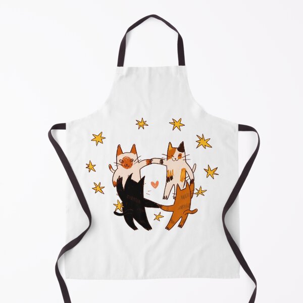Item preview, Cute Cat Circle with Stars Whimsical Art designed and sold by GiaoCalonas.