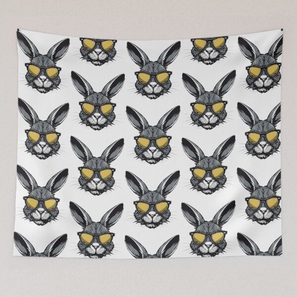 Item preview, Bunny Face With Sunglasses Easter Day For Boys Men Kids designed and sold by glorianadrew.