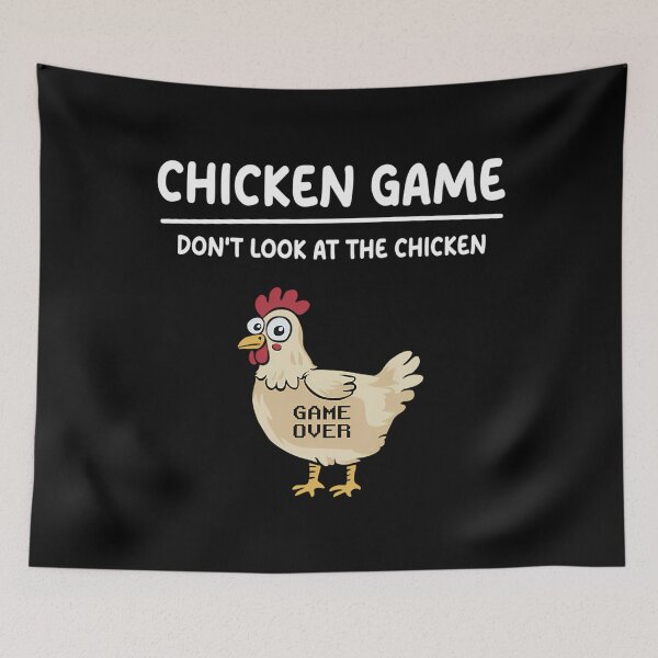 Item preview, Chicken Game Don'T Look At The Chicken Funny Chicken Joke. designed and sold by fjefkmkl.