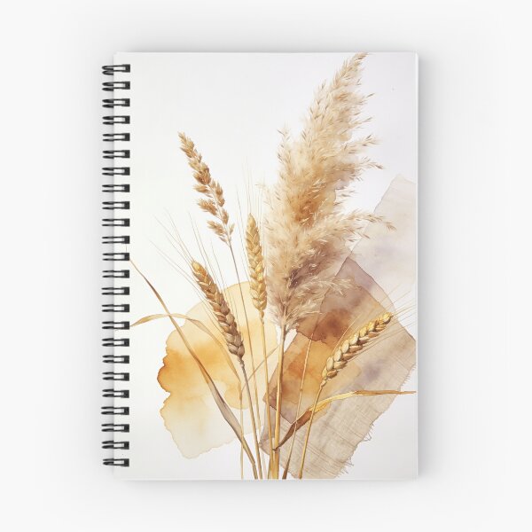 Item preview, Dried Pampas Grass & Wheat Watercolor - Earthy Boho Botanical Wall Art designed and sold by sana designer.