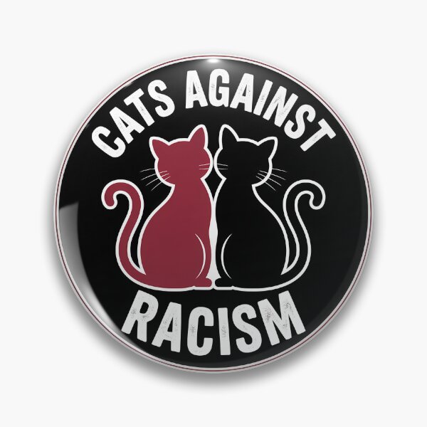Item preview, Cats Against Fascism — Antifascist Cat Paw Badge Design designed and sold by LoFizzy.