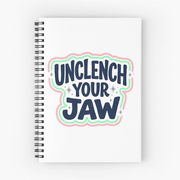 Item preview, Unclench Your Jaw Mental Health Reminder Sarcastic Anxiety Relief Quote designed and sold by raedattia.