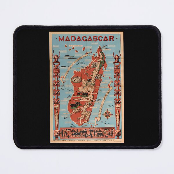 Item preview, Madagascar Vintage Travel Poster designed and sold by jettaqwmavi.