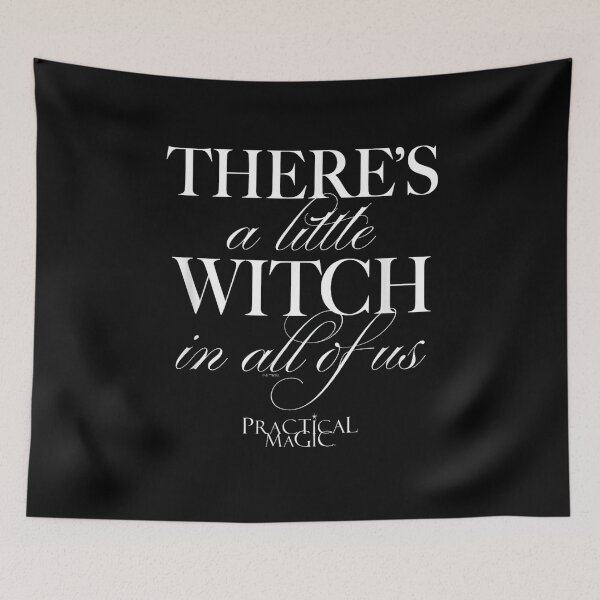 Item preview, Practical Magic There's a Little Witch in All of Us Gothic Graphic designed and sold by Paula-Pastela.