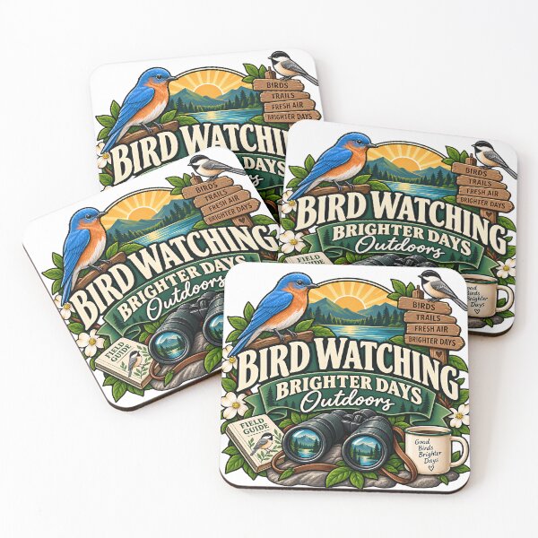 Item preview, Bird Watching Brighter Days Outdoors – Analog Nature Hobby designed and sold by FindYouByZ.