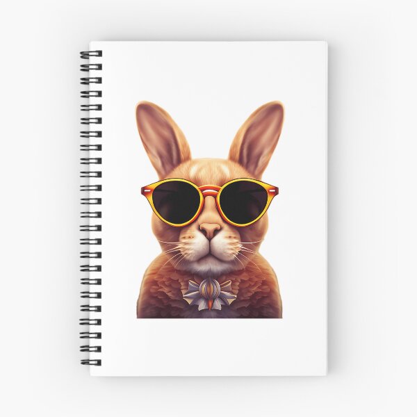 Item preview, Bunny Face With Sunglasses Easter Day Stickers designed and sold by glorianadrew.