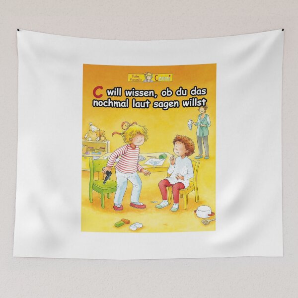 Item preview, Conni Illustration Conflict Scene German Book Art designed and sold by EMISHER.