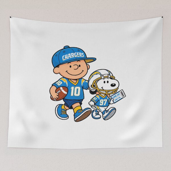 Item preview, Peanuts Chargers Football Game Day designed and sold by TigerCalvin.