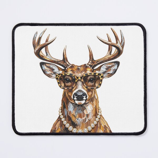 Item preview, Glam Whitetail Deer Leopard Preppy Hunting Season designed and sold by ViVarRi.