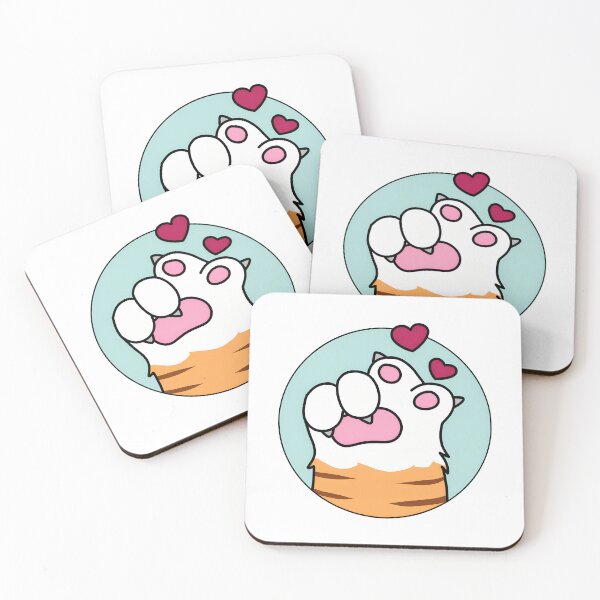 Item preview, Cute Cat Paw Hearts Design designed and sold by GiaoCalonas.