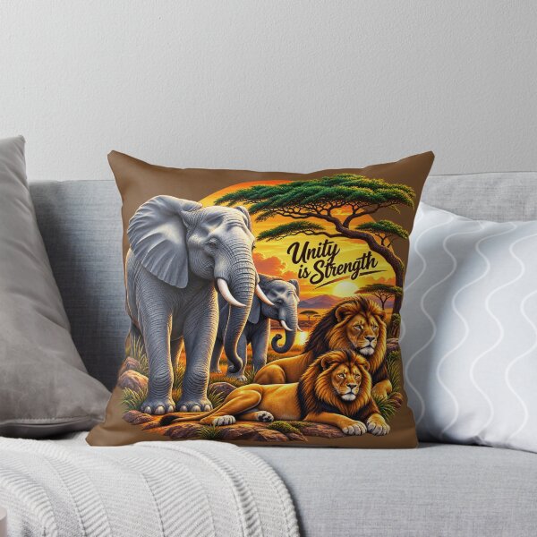 Item preview, Unity in the Wild: Majestic African Wildlife at Sunset designed and sold by 'VARI'.