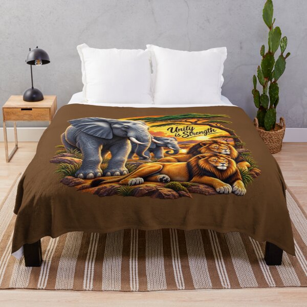 Item preview, Unity in the Wild: Majestic African Wildlife at Sunset designed and sold by 'VARI'.
