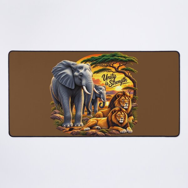Item preview, Unity in the Wild: Majestic African Wildlife at Sunset designed and sold by 'VARI'.