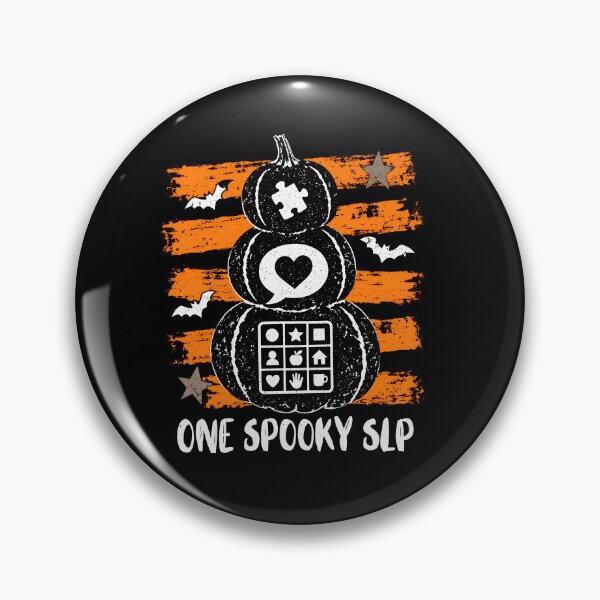 Item preview, One Spooky Slp Pumpkin Halloween Speech Therapy designed and sold by MarlaMaloneShop.