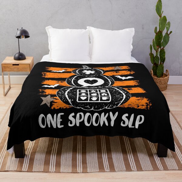 Item preview, One Spooky Slp Pumpkin Halloween Speech Therapy designed and sold by MarlaMaloneShop.