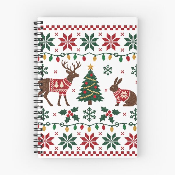 Item preview, Vintage Christmas Reindeer Rabbit designed and sold by KokoDeez.