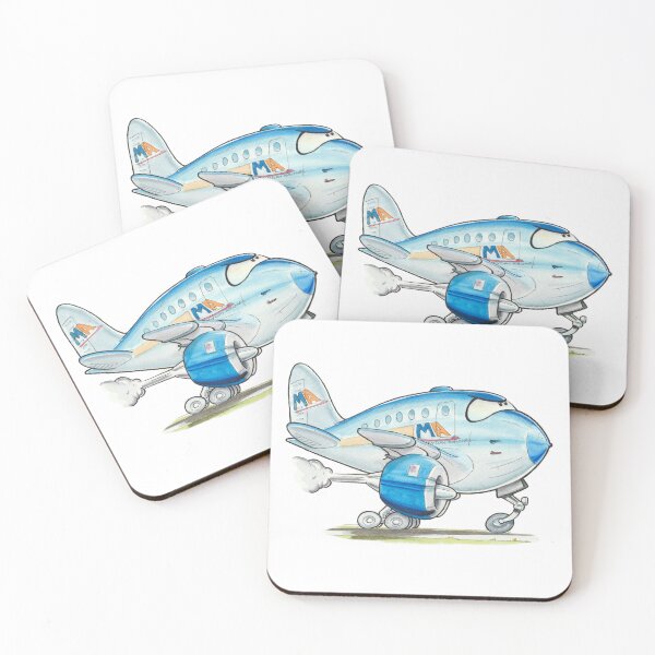 Item preview, Cartoon plane on runway designed and sold by Mark_Harvey_Creative.
