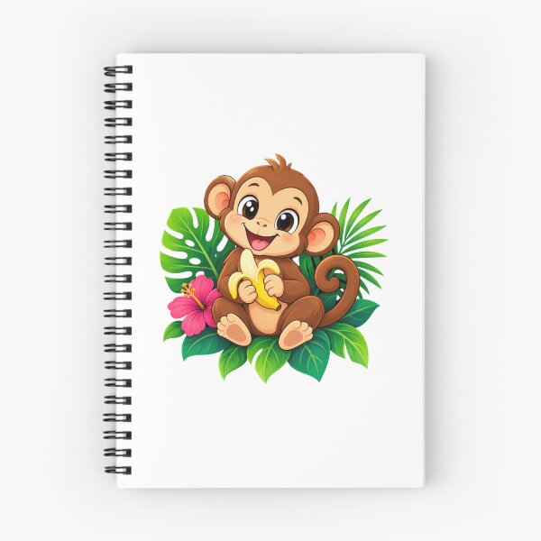 Item preview, Cute Jungle Monkey With Banana designed and sold by MySthore.