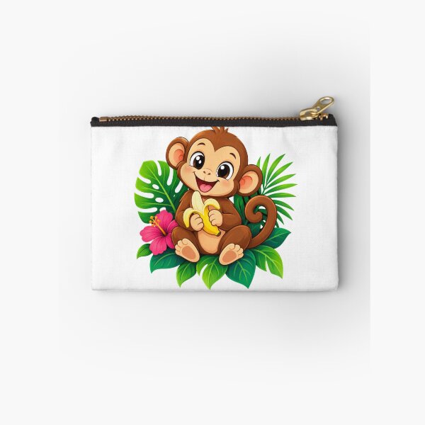 Item preview, Cute Jungle Monkey With Banana designed and sold by MySthore.