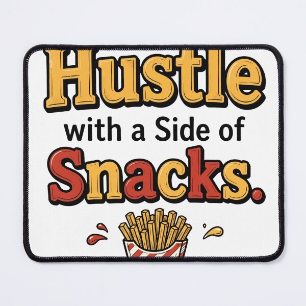 Item preview, Hustle With A Side Of Snacks designed and sold by Geordesign.