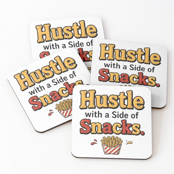 Item preview, Hustle With A Side Of Snacks  designed and sold by Geordesign.