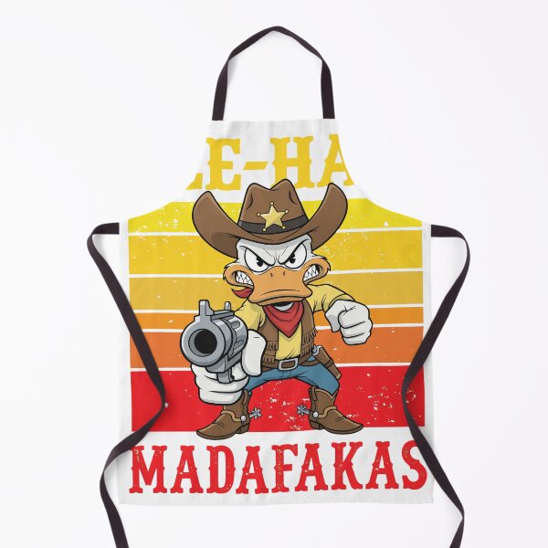 Item preview, Yee Haw Mad World Duck Western Gun Art designed and sold by EMISHER.