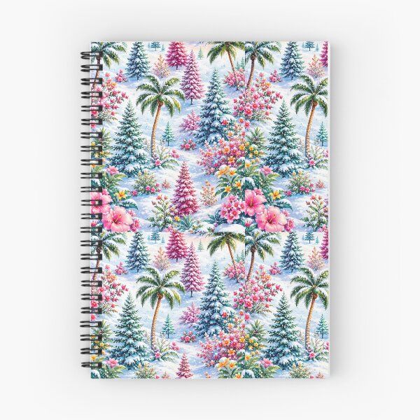 Item preview, Vibrant Tropical Winter Wonderland – Colorful Trees, Flowers & Snow designed and sold by vinothmech53.