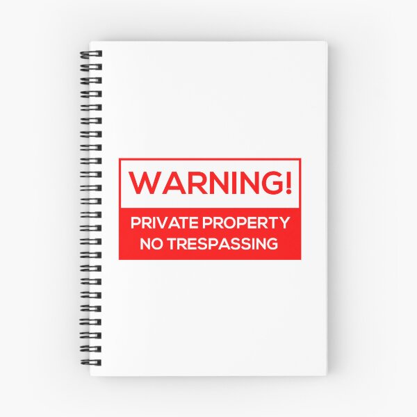 Item preview, No Trespassing designed and sold by DesignDorks.