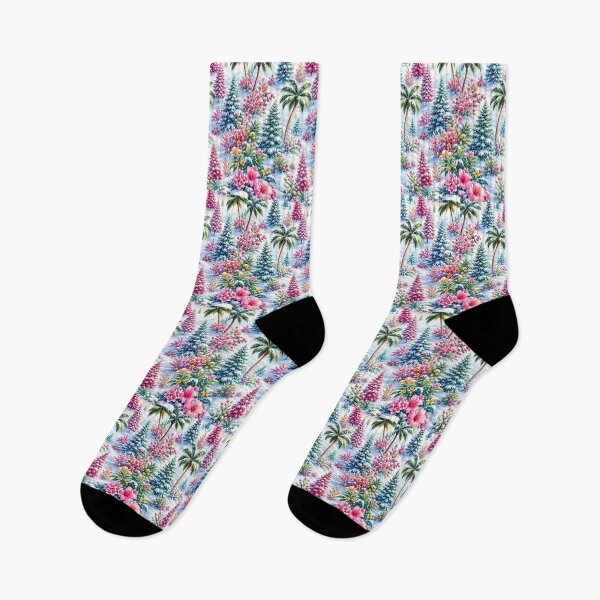 Item preview, Vibrant Tropical Winter Wonderland – Colorful Trees, Flowers & Snow designed and sold by vinothmech53.