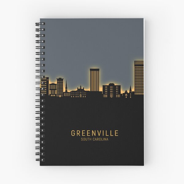 Item preview, Greenville South Carolina Skyline designed and sold by ArtPrints.