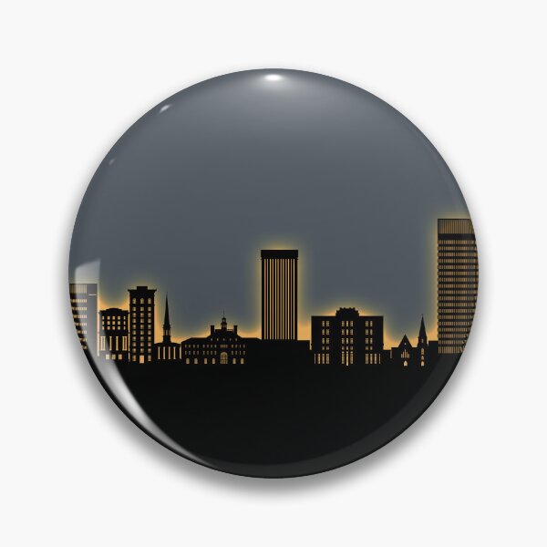 Item preview, Greenville South Carolina Skyline designed and sold by ArtPrints.