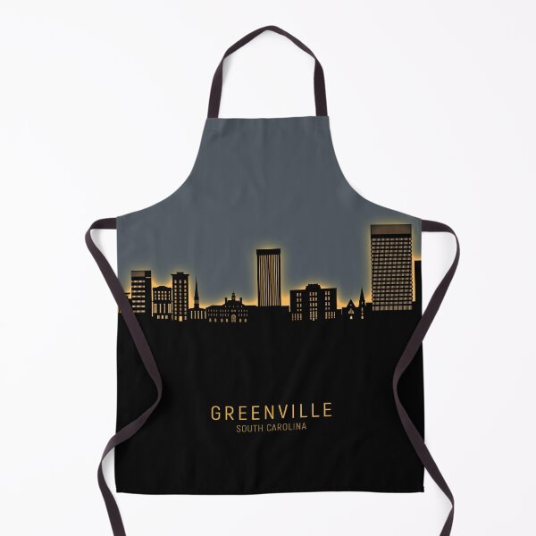 Item preview, Greenville South Carolina Skyline designed and sold by ArtPrints.