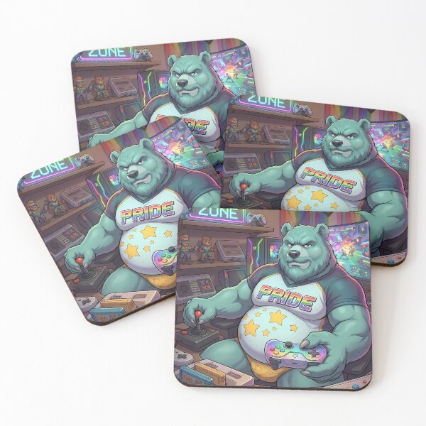 Item preview, Bear Gaymer designed and sold by TheBearthquake.