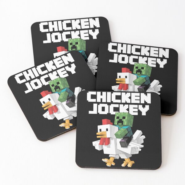 Item preview, Funny Pixel Art Chicken Jockey  designed and sold by ThomasPri34759.